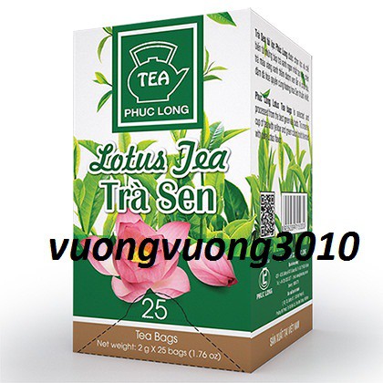 Trà Phúc Long Túi Lọc Vị Trà Sen Hộp 50g