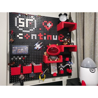 Miếng PIXEL gắn pegboard chính hãng FUN GRID