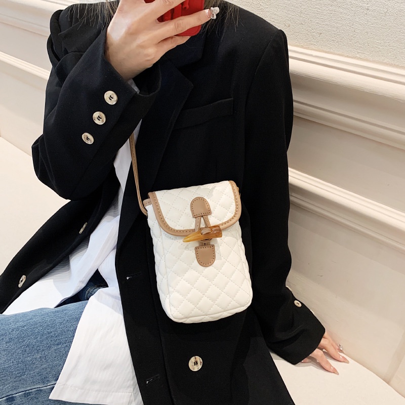 Túi Đeo Chéo Dáng Vuông Nhỏ Đựng Điện Thoại Di Động Thời Trang Mùa Xuân Cho Nữ