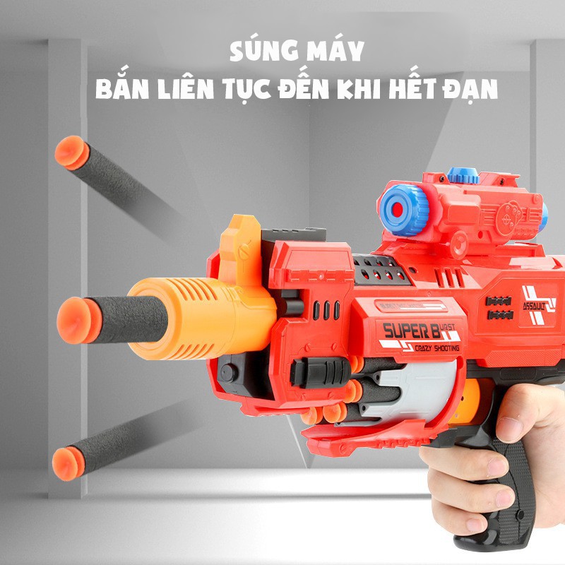 Đồ Chơi NERF Vận Động Ngoài Trời, An Toàn Cho Bé Trai - S.U.N.G Bắn Đạn Xốp