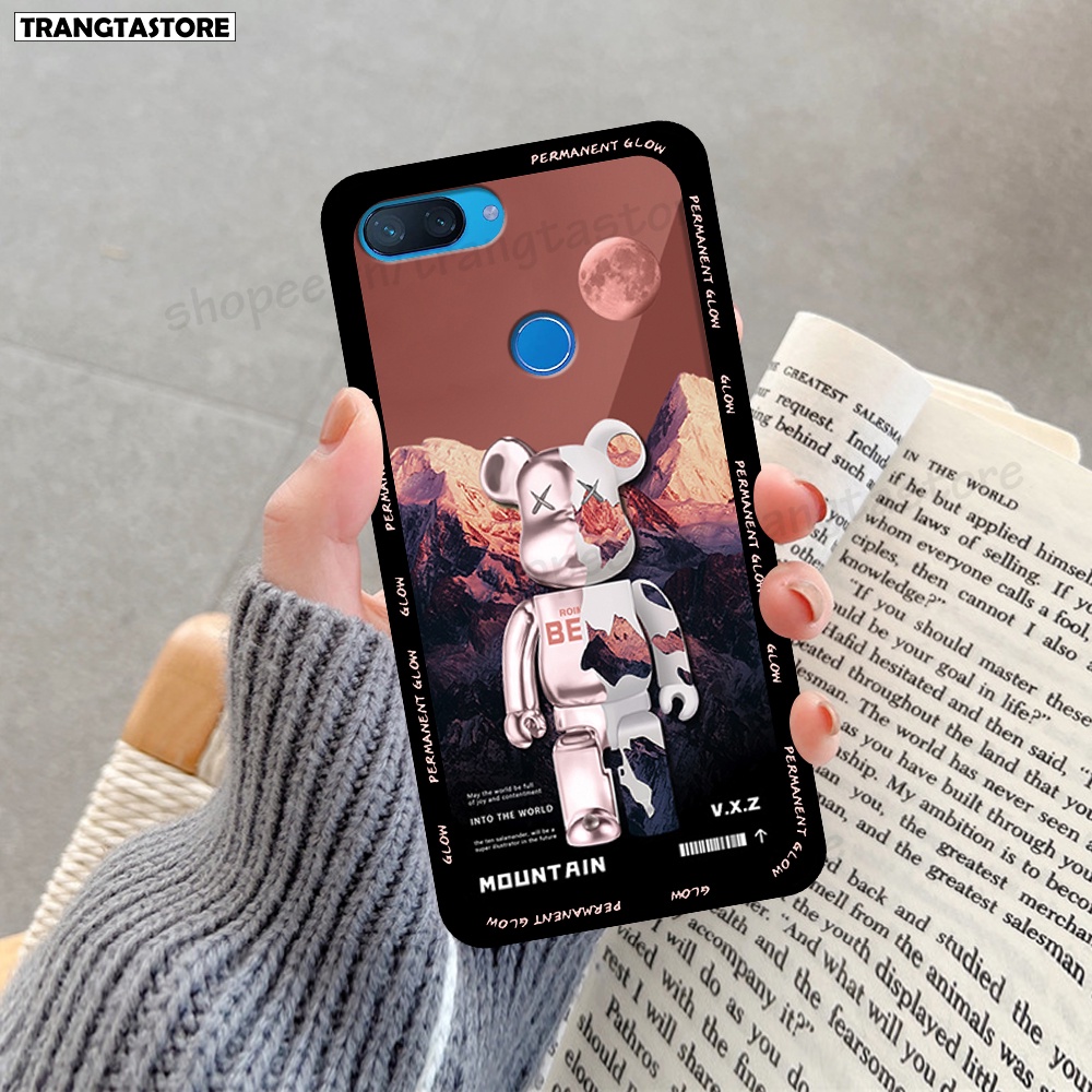 Ốp Xiaomi Mi 8 SE / Mi 8 Lite in hình gấu Bearbrick,Mountain,xanh,đen,đỏ giá rẻ