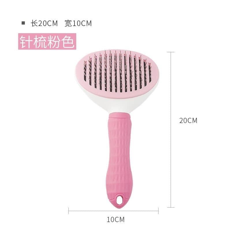 Lược đẩy lược chải lông cho chó mèo