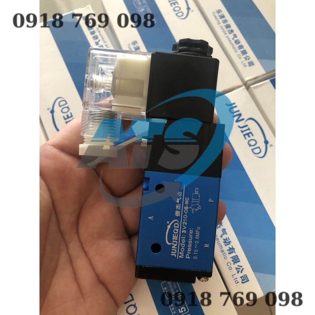 Van điện từ khí nén 3 phần 2 JUNJEQD 3V210-08 loại tốt