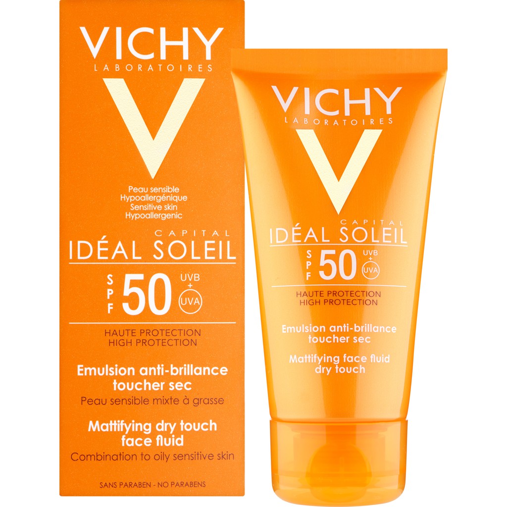 < Siêu Khuyến mãi  > Kem chống nắng Vichy SPF 50 Ideal Soleil Emulsion Anti-Brillance mã MP47