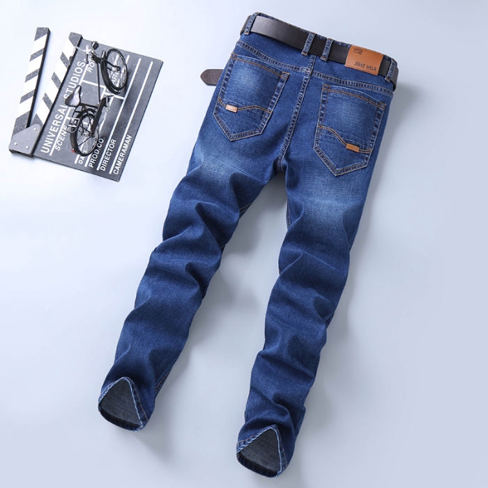 Quần Jean Dài Dáng Rộng Thiết Kế Giản Dị Dành Cho Nam