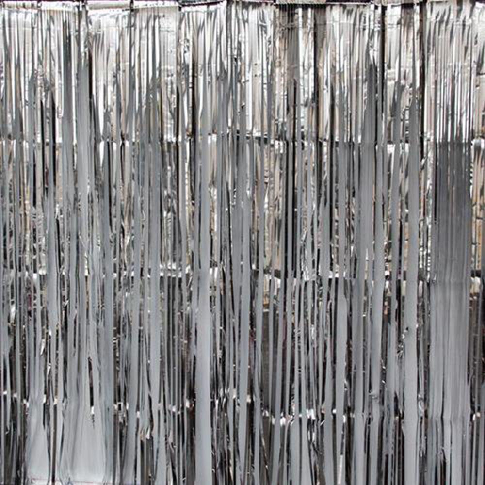 YIYU Rèm Phông Nền Chụp Ảnh Kích Thước 1 * 2M Màu Sắc Lấp Lánh Dùng Trang Trí Tiệc Cưới / L