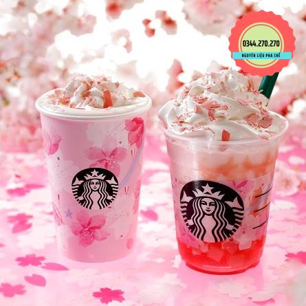 Bột Beobe Hoa Anh Đào Làm Trà sữa Đá xay Sữa tươi - Tặng kèm nhiều công thức free