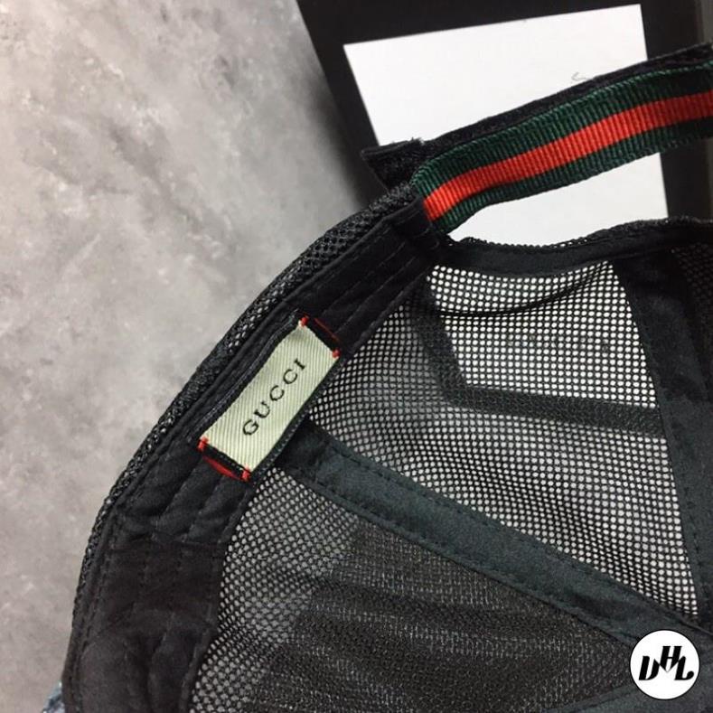 Mũ lưỡi trai gucci nam cao cấp form dáng chuẩn ôm đầu in hình con ong vàng cao cấp