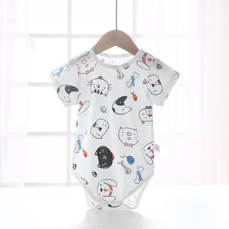 Body Chip, Bodysuit Cho Bé Hàng Quảng Châu Mềm Mát, Thoáng Khí