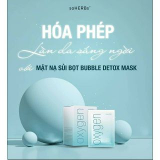 Mặt nạ sủi bọt thải độc da soHERBs ( 1hộp /15 gói )