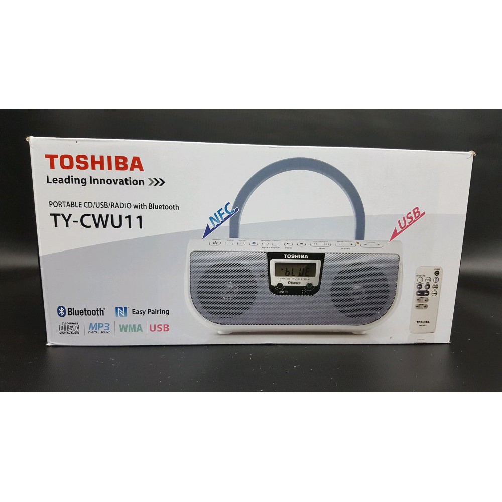 ĐÀI ĐĨA CD, USB , BLUETOOTH TOSHIBA TY-CWU11