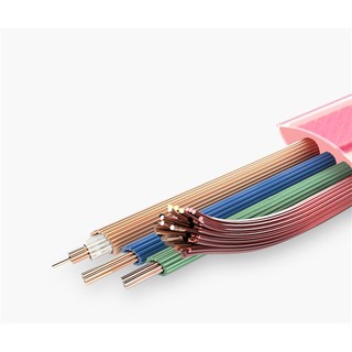 Cáp Lightning Hoco UPL12 3 đầu lightning+Micro+Type-c có đèn Led