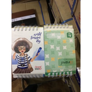 SỔ LÒ XO A7 GRAND 200TRANG (Giấy vàng)