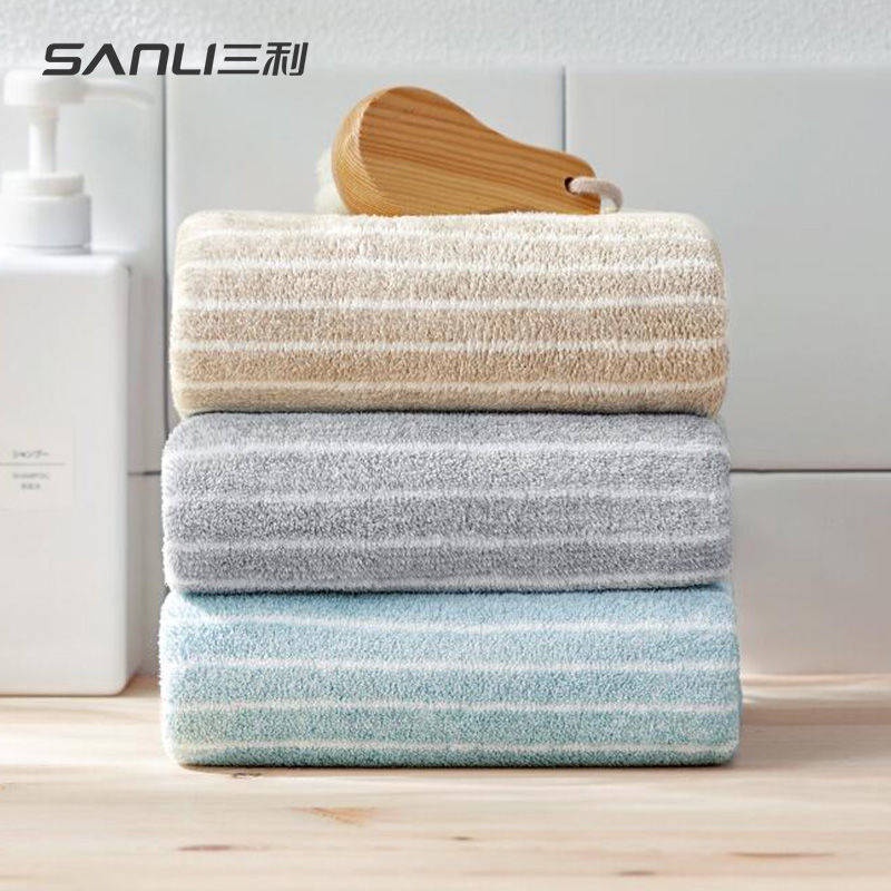 Khăn Sanli Khăn trùm đầu Tissue Bath Giặt khăn ăn Nam và nữ so với cotton hấp thụ nước mềm không mất tóc Bán buôn