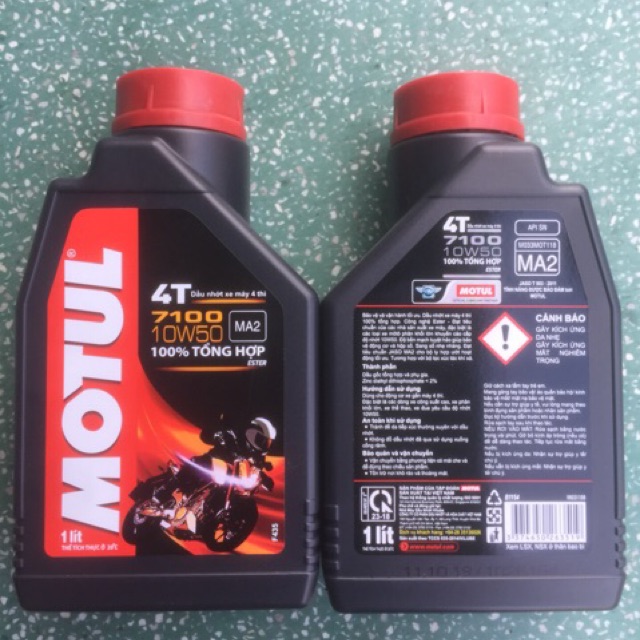 Nhớt MOTUL 7100 4T 10W50 - 100% Tổng Hợp