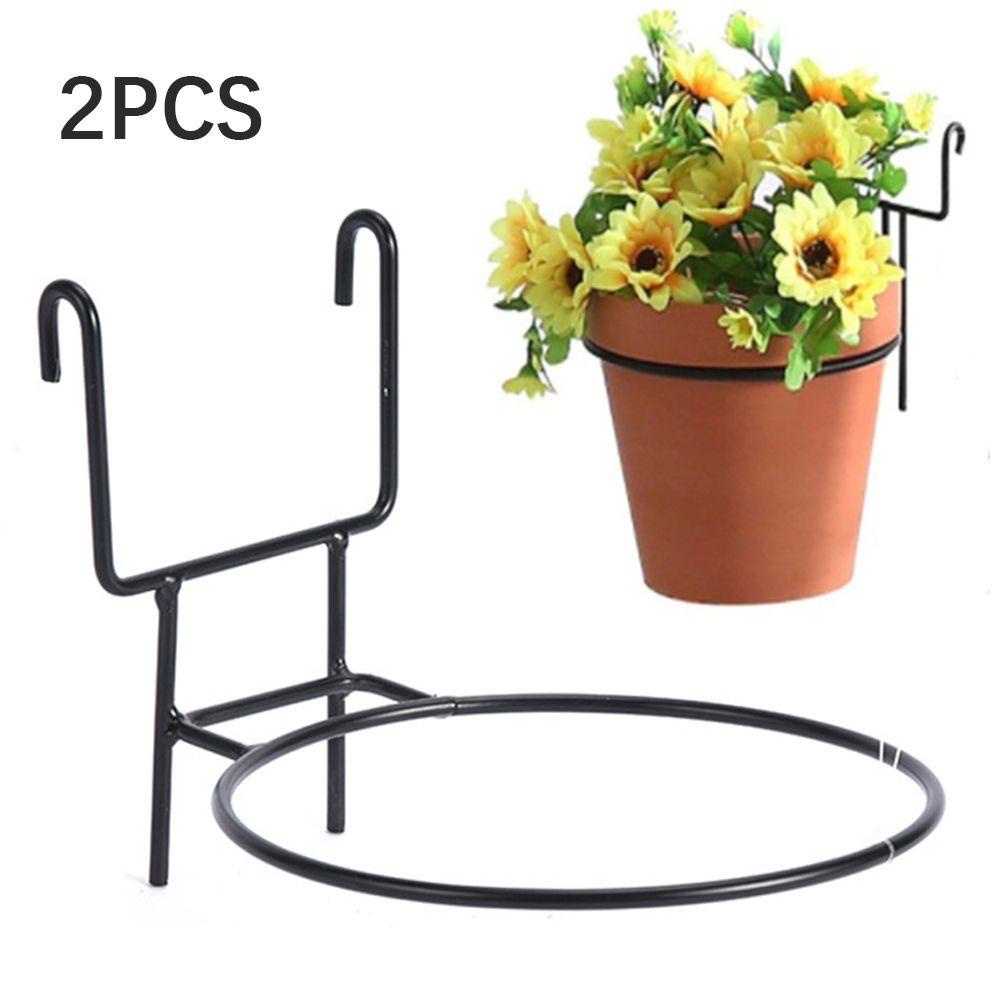 YOLA Set 2 Giá Sắt Treo Chậu Hoa Trang Trí Ban Công Cửa Sổ