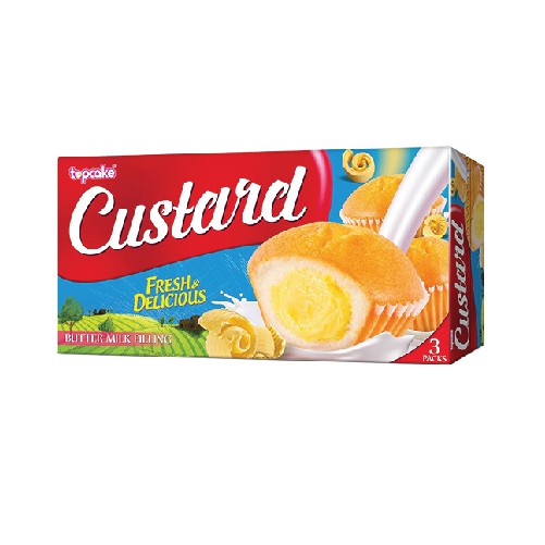 Bánh cupcake cao cấp – Custard Bơ sữa ( Hộp 132g x 24 )