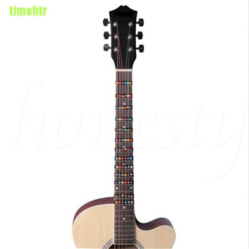 Decal dán cần đàn guitar đánh dấu nốt nhạc