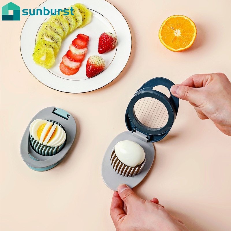 1 Dụng Cụ Cắt Trứng Đa Năng Bằng Thép Không Gỉ