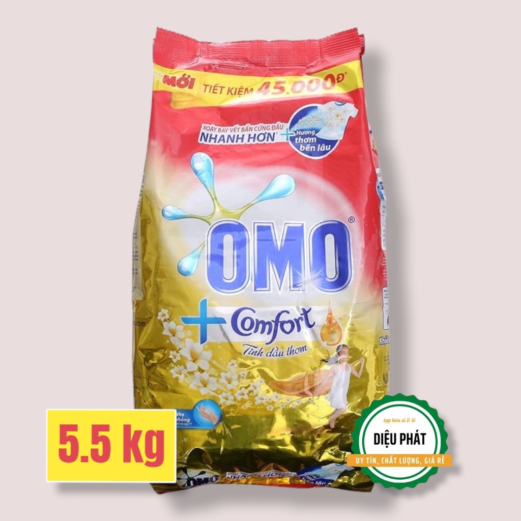 ⚡️ Bột Giặt OMO Comfort Thơm Nồng Nàn 5.5kg