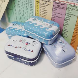 Hộp thiếc mini rỗng dễ thương