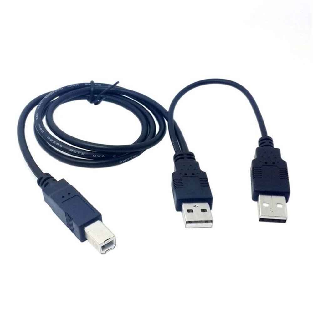 Dây Cáp Dữ Liệu USB 2.0 Cho Máy Quét / Máy In Màu Đen Tiêu Chuẩn B Male