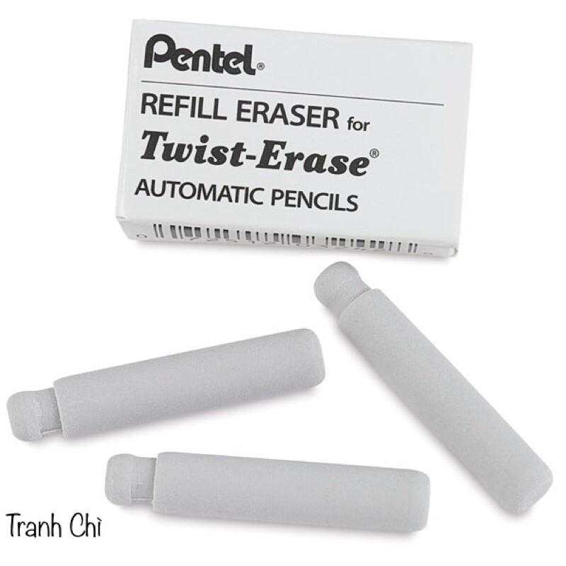 Bút chì kim bấm Pentel Twist Erase GT 0.7mm QE207 Nhật Bản gôm vặn cực dài, viết chì kim bấm