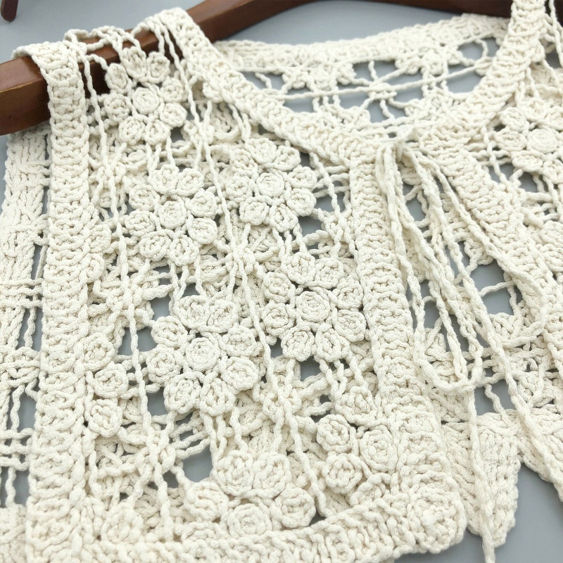 Khăn Choàng Ren Hoa Thiết Kế Nhẹ Nhàng Nữ Tính
