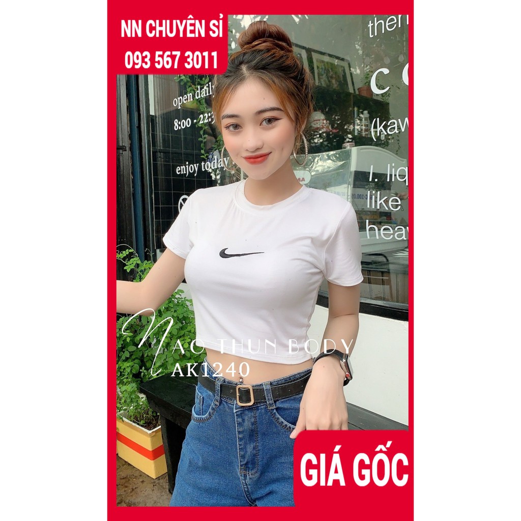 ÁO THUN ÔM BODY ⚡ẢNH THẬT⚡ ÁO CROPTOP BODY - ÁO CROPTOP - ÁO KIỂU AK1240