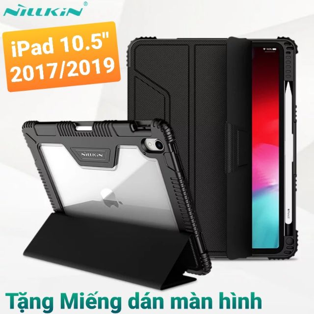 Bao da chống sốc Ipad Pro 10.5 inch 2017 và Air 3 2019 Nillkin chính hãng
