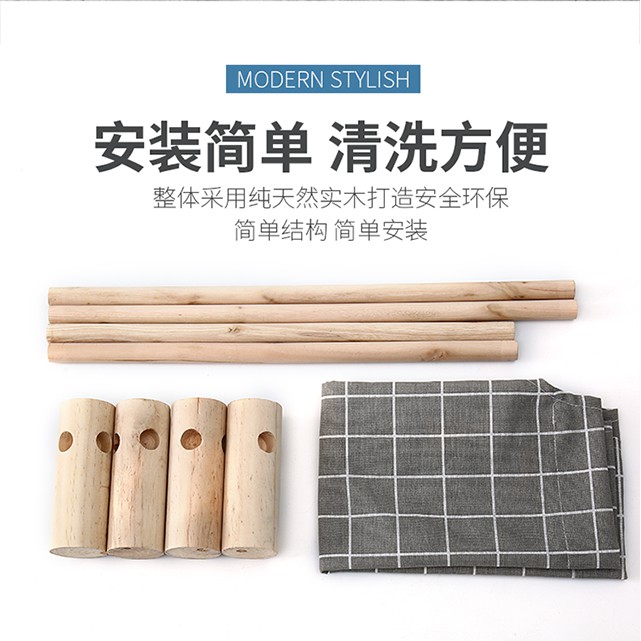 Võng gỗ nhiều màu sắc cho mèo