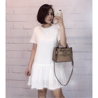 SALE Đầm thô đục lỗ