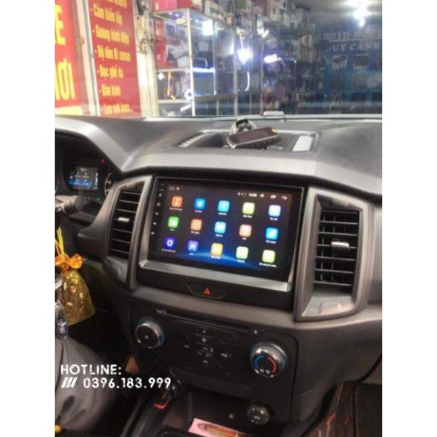 Màn hình Android 10 inch cắm sim 4G cho Ford Ranger có Canbus hiển thị thông tin ver 2020