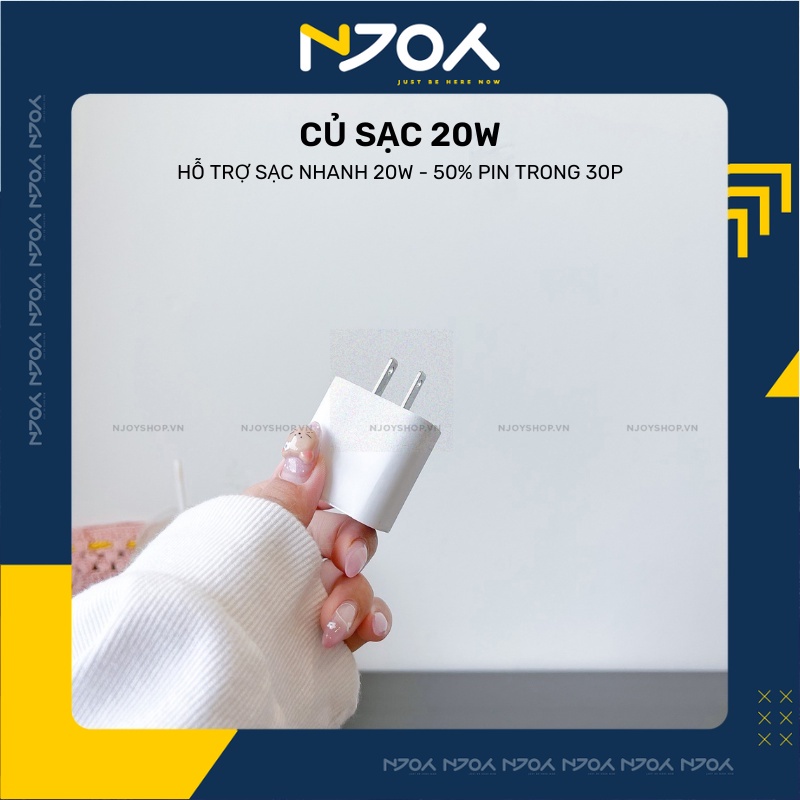 Củ Sạc Nhanh 20w Pd3.0 Cho Ip13 Pro Max 12 Pro Max