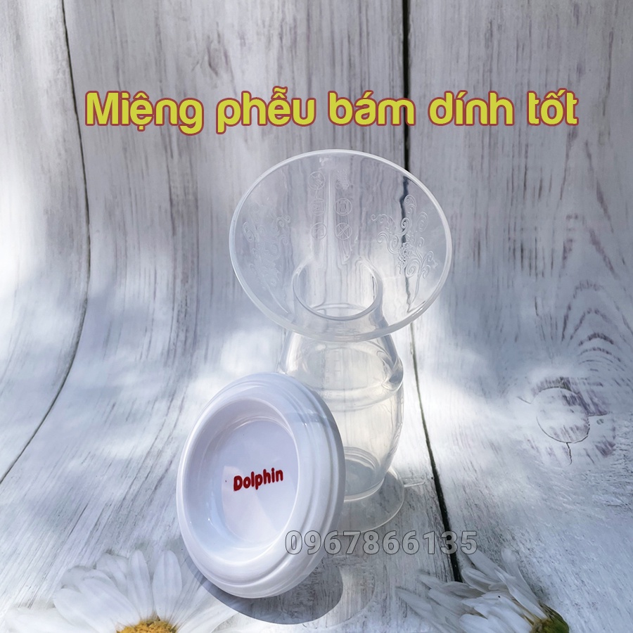 Cốc phễu hứng sữa silicon Dolphin DP-064