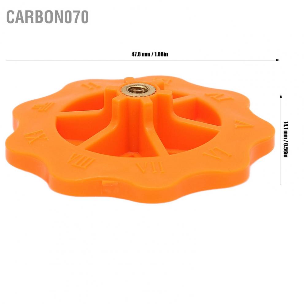 Carbon070 4pcs Hotbed Adjusting Nut High Hardness M4 Heating Bed Leveling for LONGER LK4 Pro Ender 5 3 V2