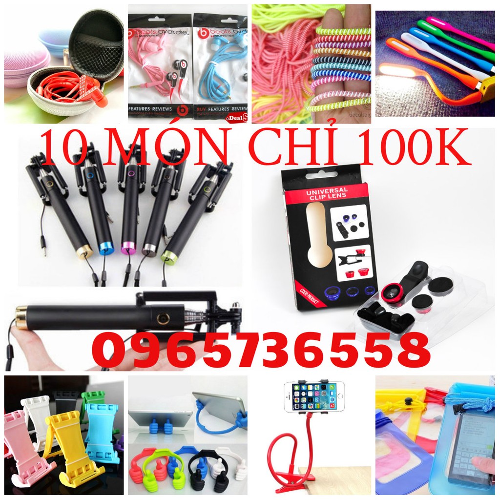 COMBO 10 MÓN PHỤ KIỆN XINH IU