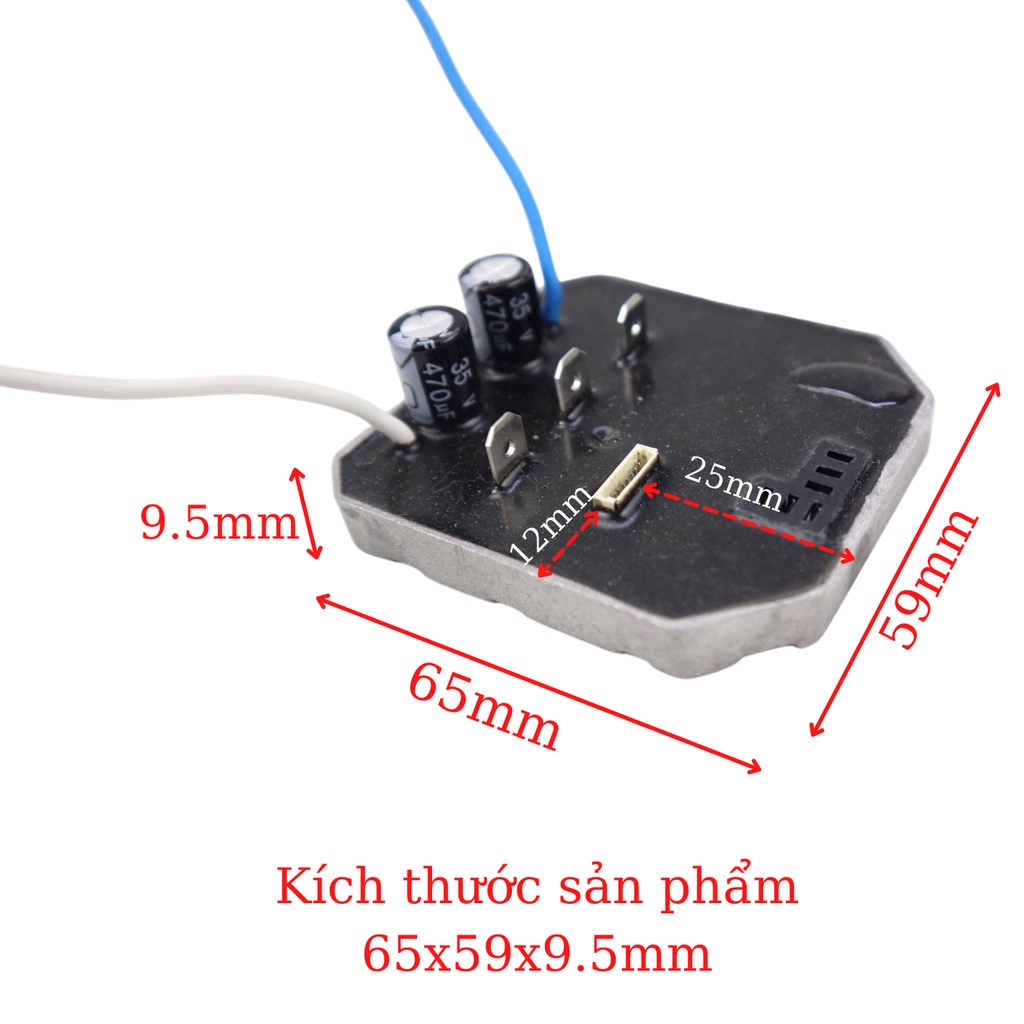Mạch điều khiển động cơ không chổi than cho máy khoan đục bê tông