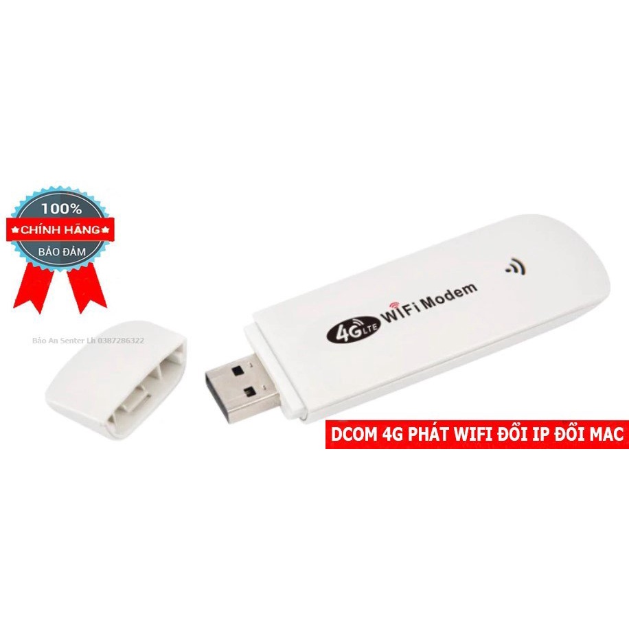 Thiết Bị Mạng Phát Wi Fi Usb Dcom H779 Dùng sim 4G Phát Wi Fi Cắm Cho Máy Tính Laptop Đổi IP Mac