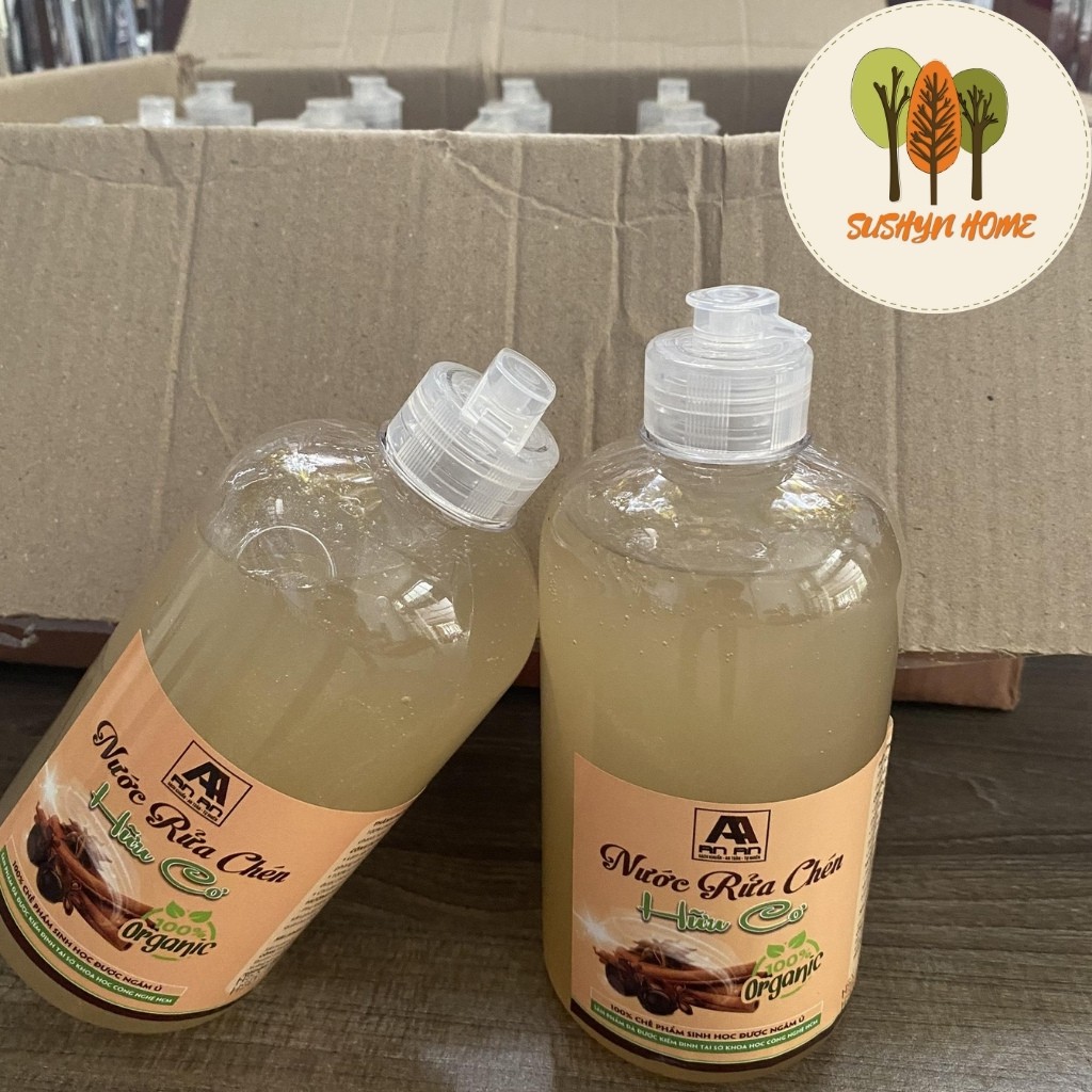 Nước Rửa Chén Hữu Cơ 100% Tự NhiênKhông Hóa Chất, An Toàn Tuyệt Đối Với Mẹ Bầu Và Trẻ NhỏTHƯƠNG HIỆU QUẾ AN AN