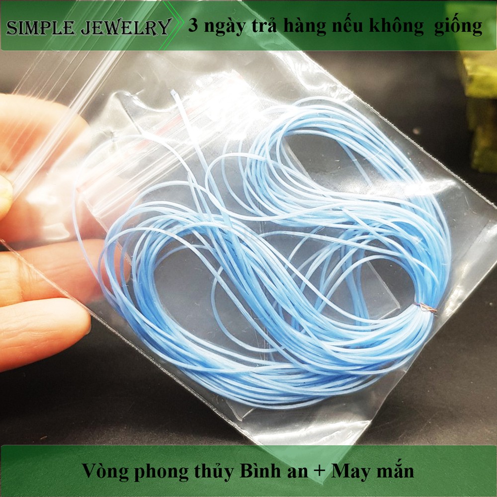 Dây chun đàn hồi xâu vòng đá CHUYÊN DỤNG, co giãn, mềm mịn, không xơ xước - Đủ màu