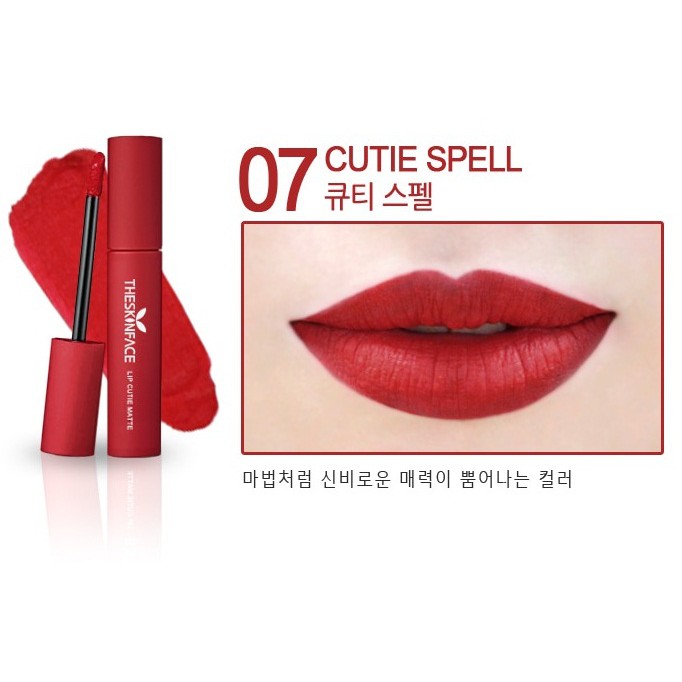 Son kem lì The Skin Face Lip Cutie Matte