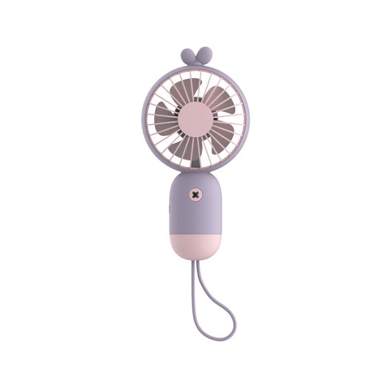 Quạt Điện Cầm Tay Mini Sạc usb Họa Tiết Hoạt Hình Dễ Thương Cho Học Sinh