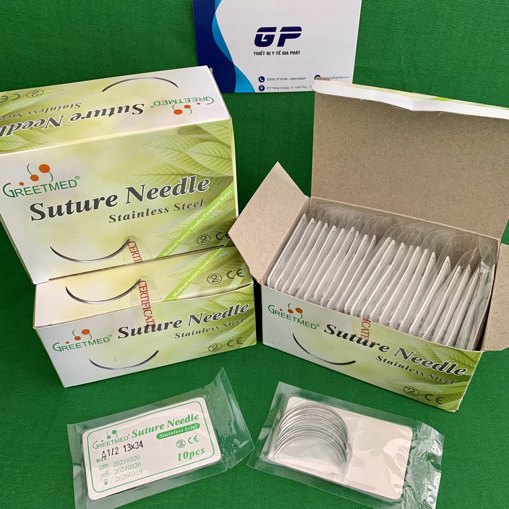 KIM KHÂU DA Y TẾ GREETMED MŨI KIM TAM GIÁC KIM KHÂU THỰC HÀNH KHÂU GIÒ