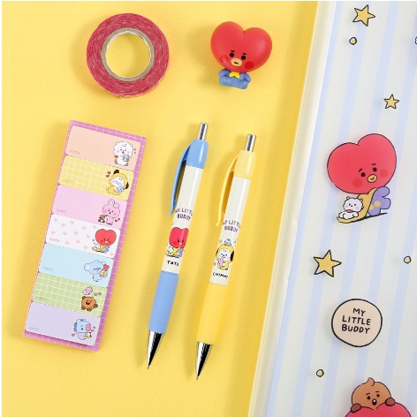 Bút chì 0,5mm có in hình bt21 bts