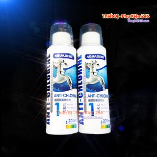 AQUADENE ANTI-CHLORINE 1 - khử clo khử kim loại nặng cho hồ cá cảnh