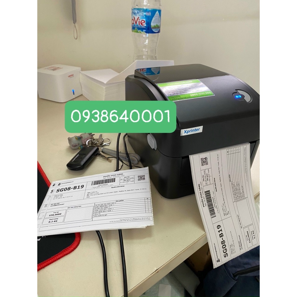Máy In Đơn Hàng Vận Chuyển Xprinter 420B In Điện Thoại Kết Nối cổng Lan In wifi  Andoid + Ios + Máy Tính