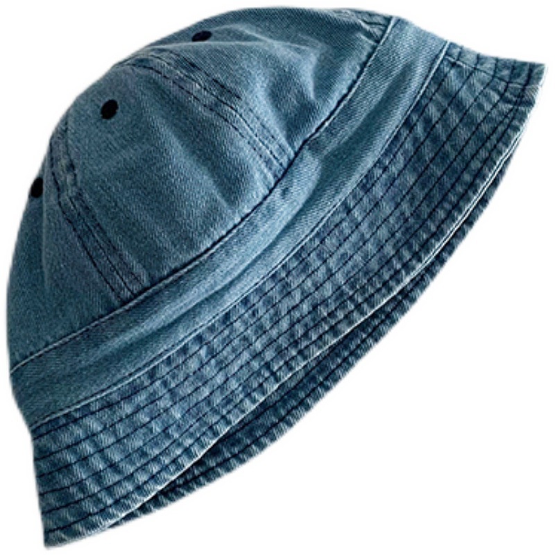 Mũ Denim Xanh Mát Mẻ Cho Bé 0-3 Tuổi