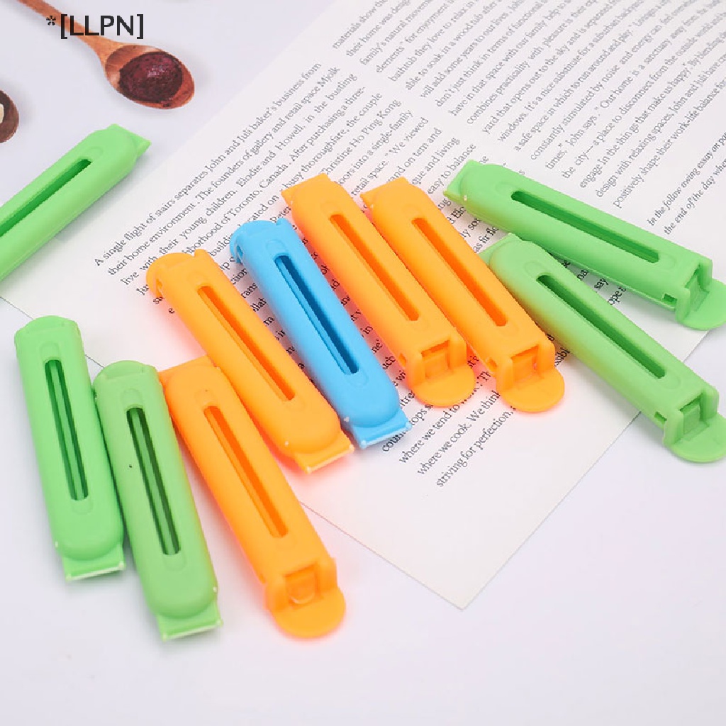 Set 10 Kẹp Miệng Túi Thực Phẩm Di Động Cho Nhà Bếp