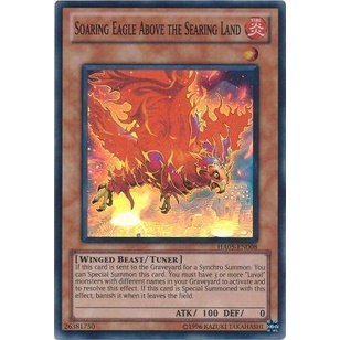 Thẻ bài Yugioh - TCG - Soaring Eagle Above the Searing Land / HA05-EN008'